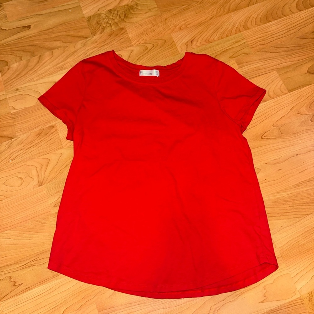 NWOT 89th & Madison Bold Red Short Sleeve Tee